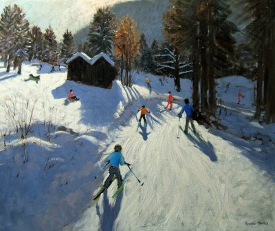 Dos cabañas de montaña, Pleney, Morzine de Andrew Macara